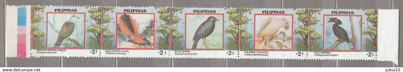 BIRDS Vogel Oiseaux Philippines 1992 Mi 2227-2231 MNH (**) #21040 - Autres & Non Classés