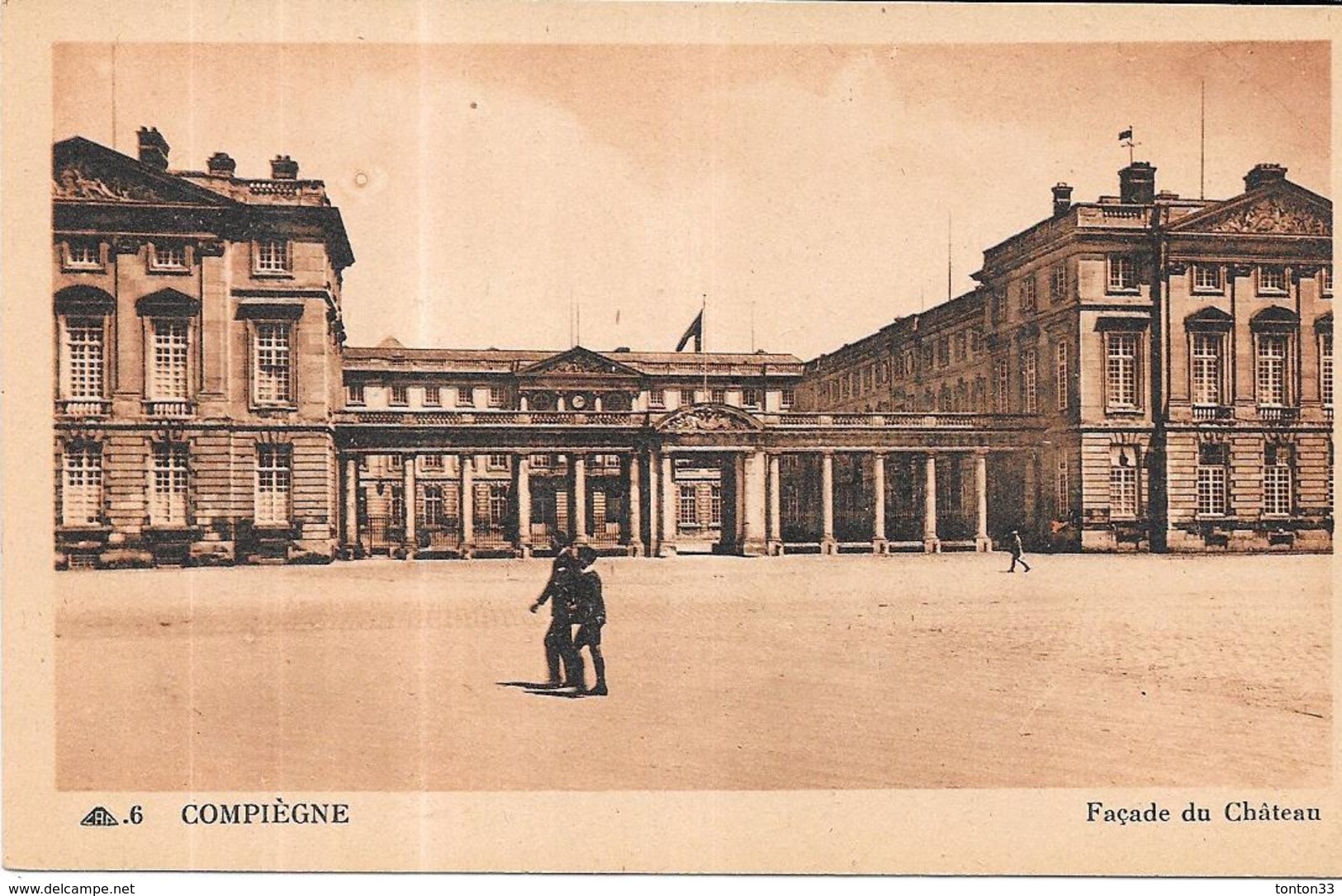 LOT De 12 CPA De COMPIEGNE Façade Du Chateau - ENCH1612 - - 5 - 99 Cartoline