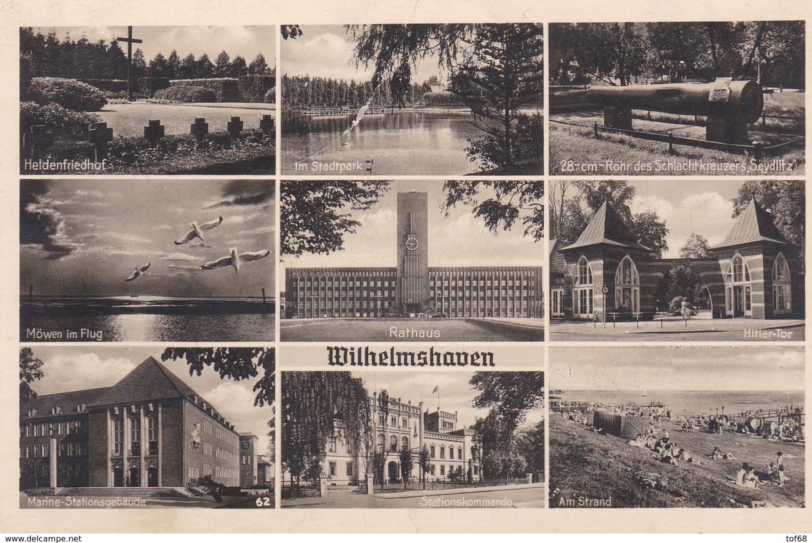 Wilhelmshaven Mehrbildkarte 1943 - Wilhelmshaven