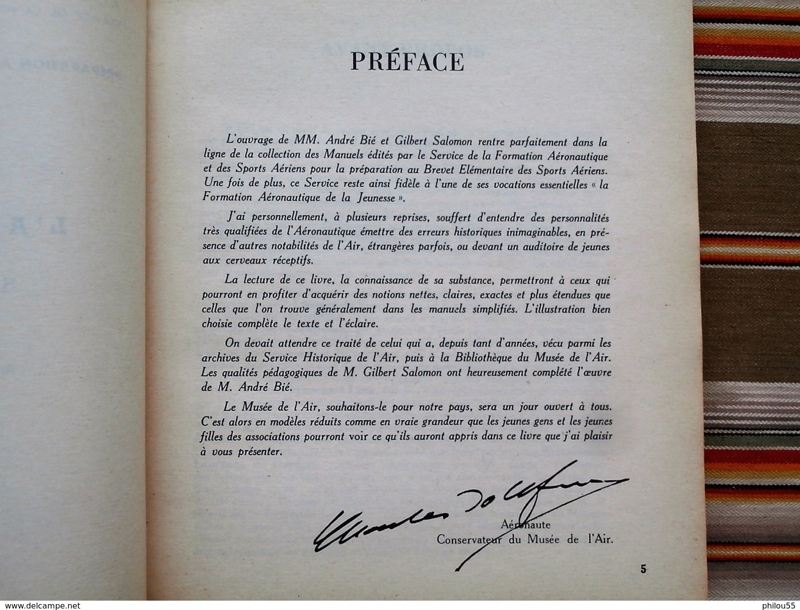 L AERONAUTIQUE SON HISTOIRE IV Preparation au Brevet Elementaire des Sports Aeriens  BIE SALOMON