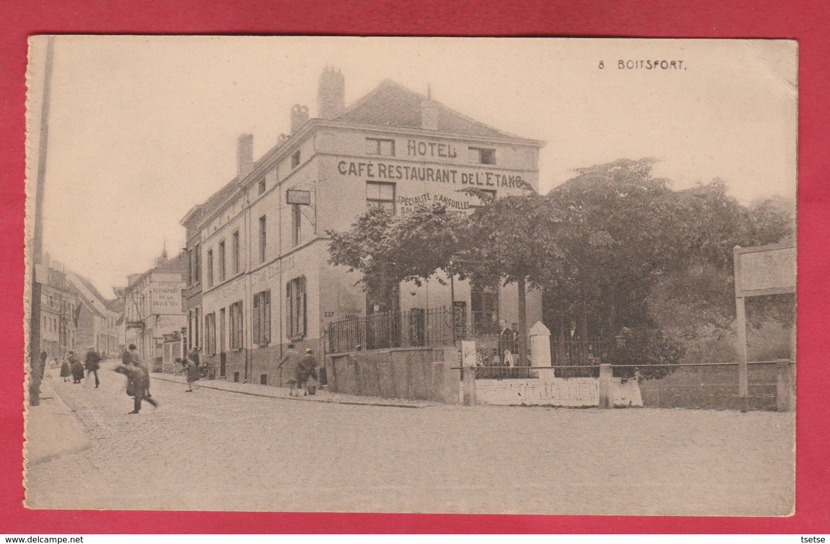 Boitsfort - Hôtel-Café-Restaurant De 'L'Etang  .... Bâtiment  - Prop. E. Rowies ( Voir Verso, Spécial ) - Watermael-Boitsfort - Watermaal-Bosvoorde