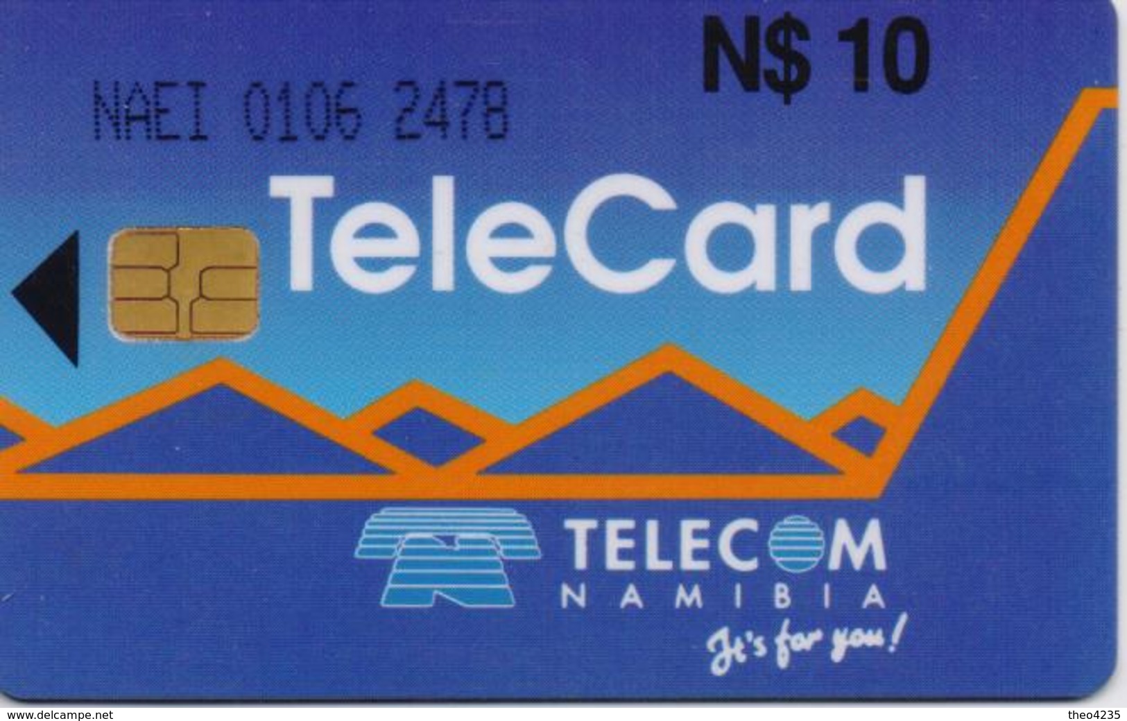 NAMIBIA  PHONECARD (CHIP) CHEETAH -NAM 09-USED(bx1) - Namibia