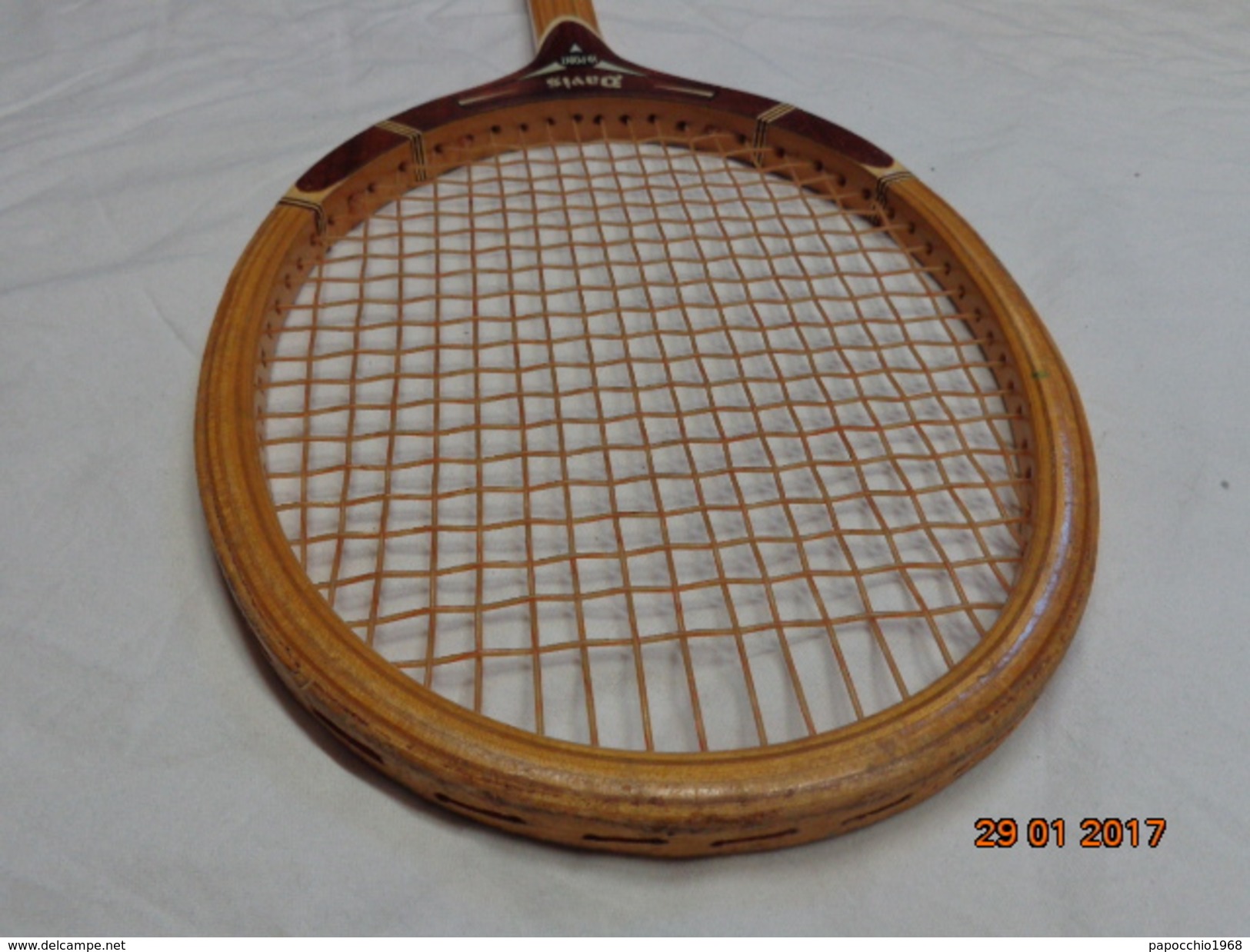 TAD DAVIS HI-POINT RACCHETTA DA TENNIS VINTAGE EPOCA RAQUETTE RACKET - Uniformes Recordatorios & Misc