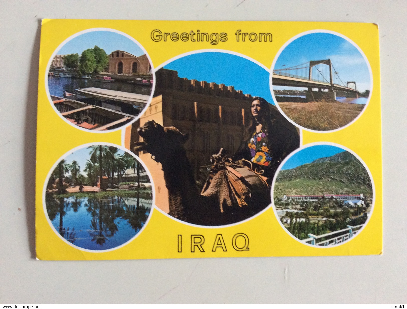 AK OIRAQ IRAK  CARTOLINA POSTCARD 1988 - Iraq