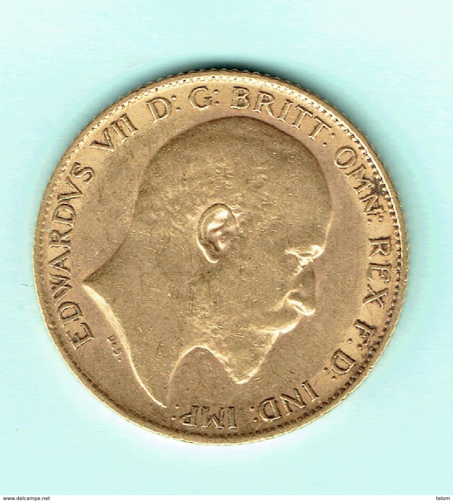 1/2 SOUVERAIN  HALPH SOVEREIGN 1910 EDWARD VII - 1/2 Sovereign