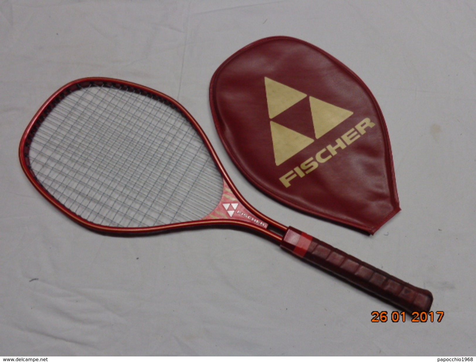 FISCHER KING SIZE PENTA RACCHETTA DA TENNIS VINTAGE EPOCA RAQUETTE RACKET - Kleding, Souvenirs & Andere