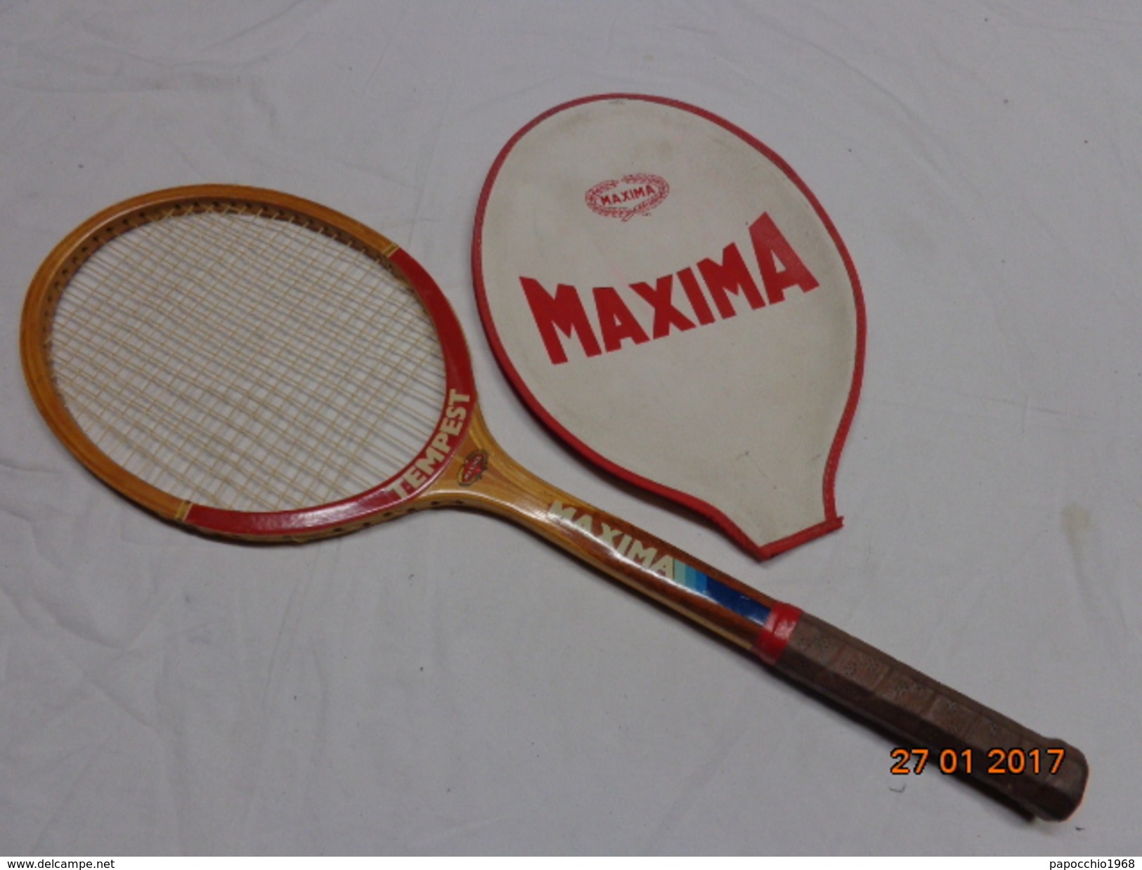 MAXIMA TEMPEST RACCHETTA DA TENNIS VINTAGE EPOCA RAQUETTE RACKET - Abbigliamento, Souvenirs & Varie