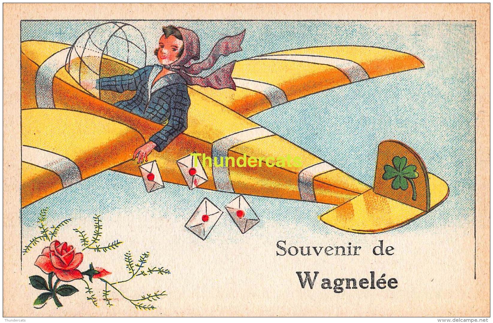 CPA SOUVENIR DE WAGNELEE - Fleurus