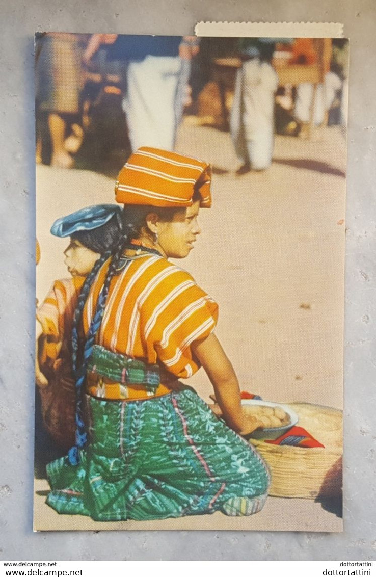 GUATEMALA - Sololà Indian Girl - Folklore Costume - Vg - Guatemala