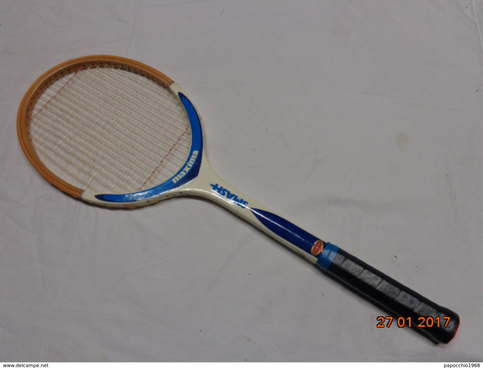 MAXIMA SMASH RACCHETTA DA TENNIS VINTAGE EPOCA RAQUETTE RACKET - Abbigliamento, Souvenirs & Varie