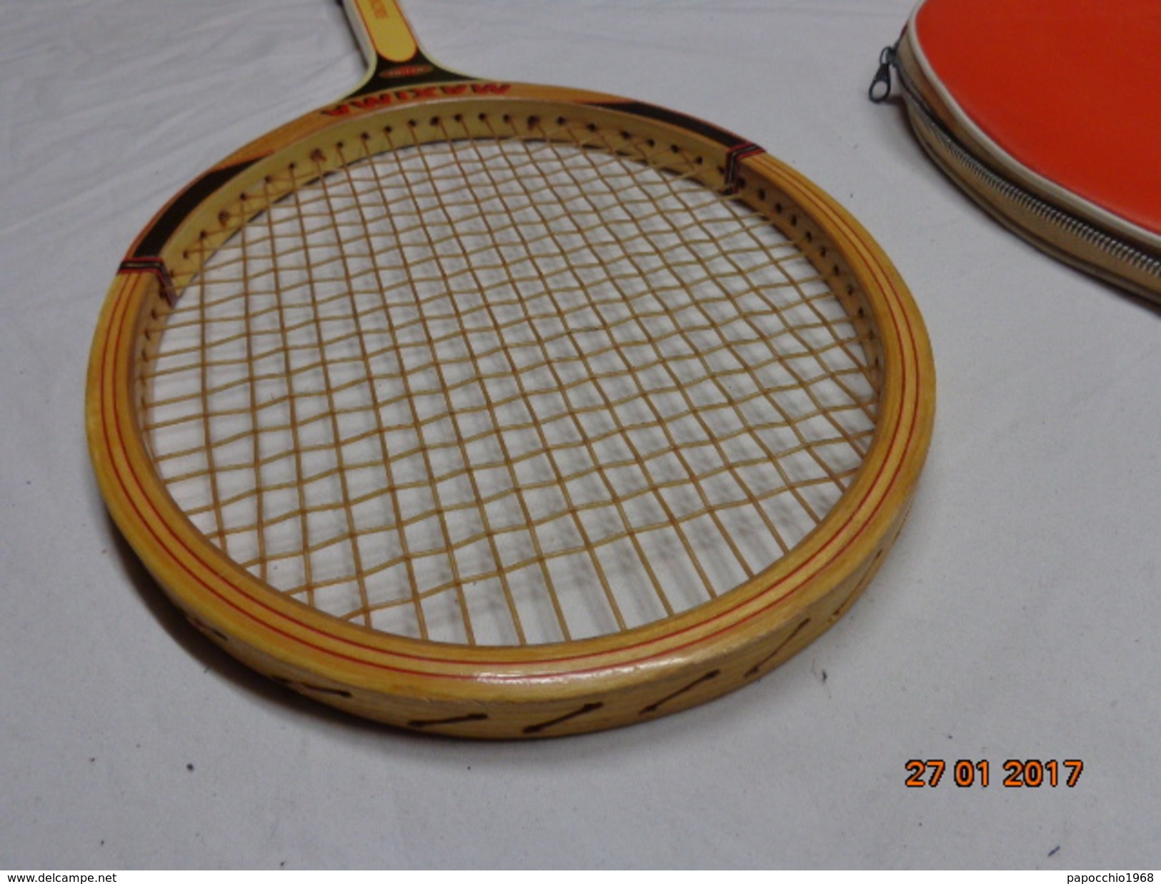 MAXIMA CONCORDE RACCHETTA DA TENNIS VINTAGE EPOCA RAQUETTE RACKET - Kleding, Souvenirs & Andere