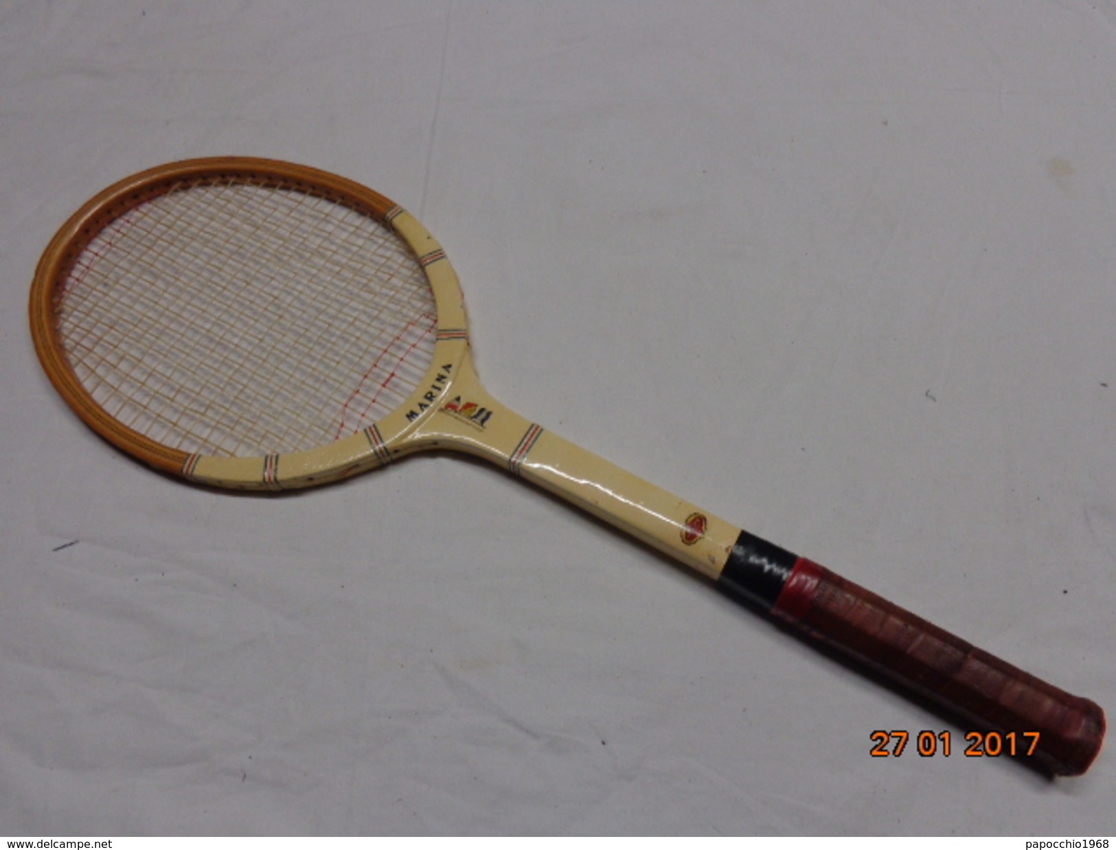 MAXIMA MARINA RACCHETTA DA TENNIS VINTAGE EPOCA RAQUETTE RACKET - Bekleidung, Souvenirs Und Sonstige