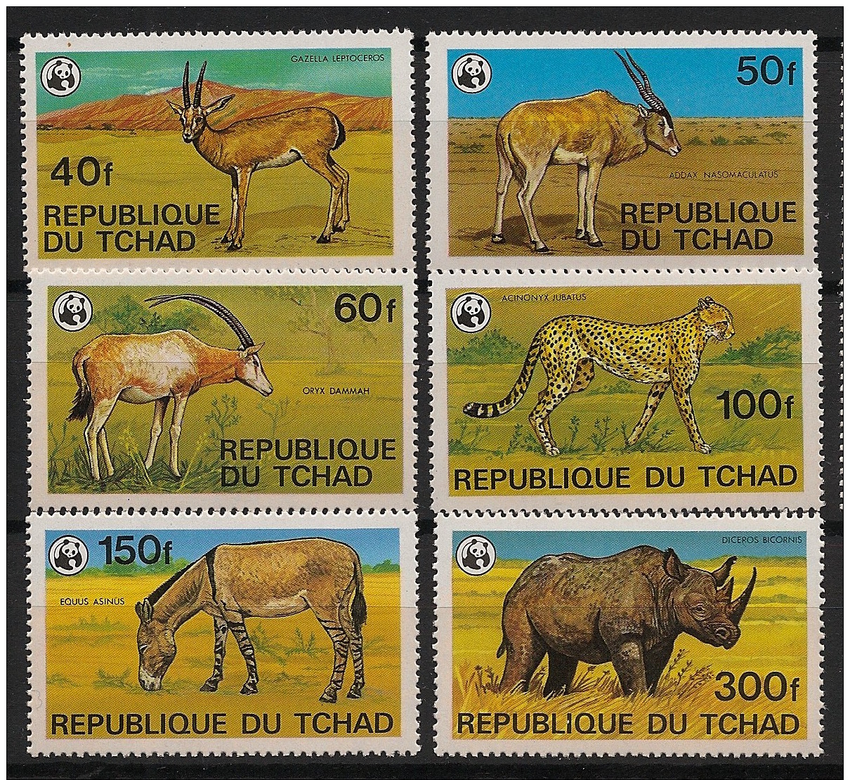 Tchad - 1979 - N°Yv. 359 à 364 - WWF - Neuf Luxe ** / MNH / Postfrisch - Otros & Sin Clasificación