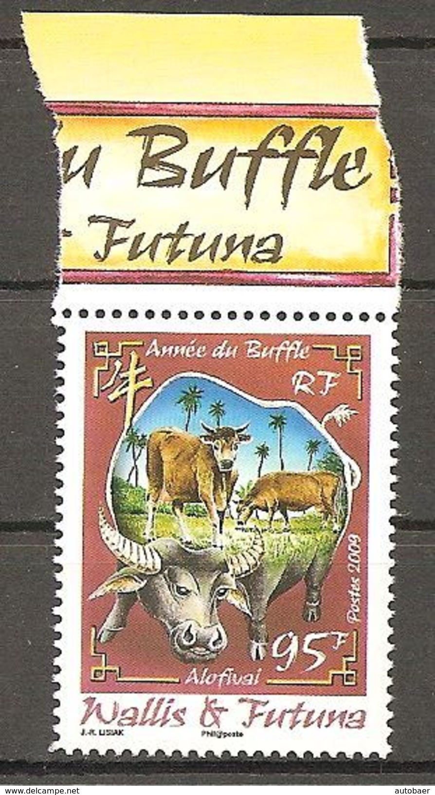 Wallis Und Et Futuna 2009 Annee Du Buffle Jahr Des Ochsen Michel No. 994 MNH Postfrisch Neuf - Ungebraucht