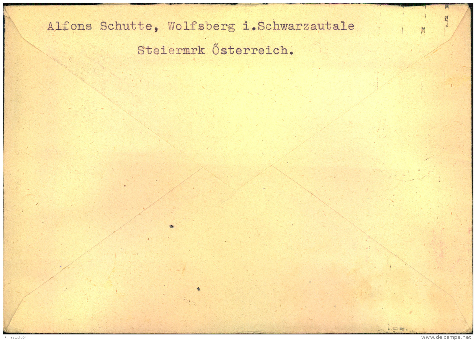 1947, 60 Gr. Landschaften Auf Brief Mit Britischer Zensur ZZBZ Ab Wolfsberg Nach Deutschland - Briefe U. Dokumente