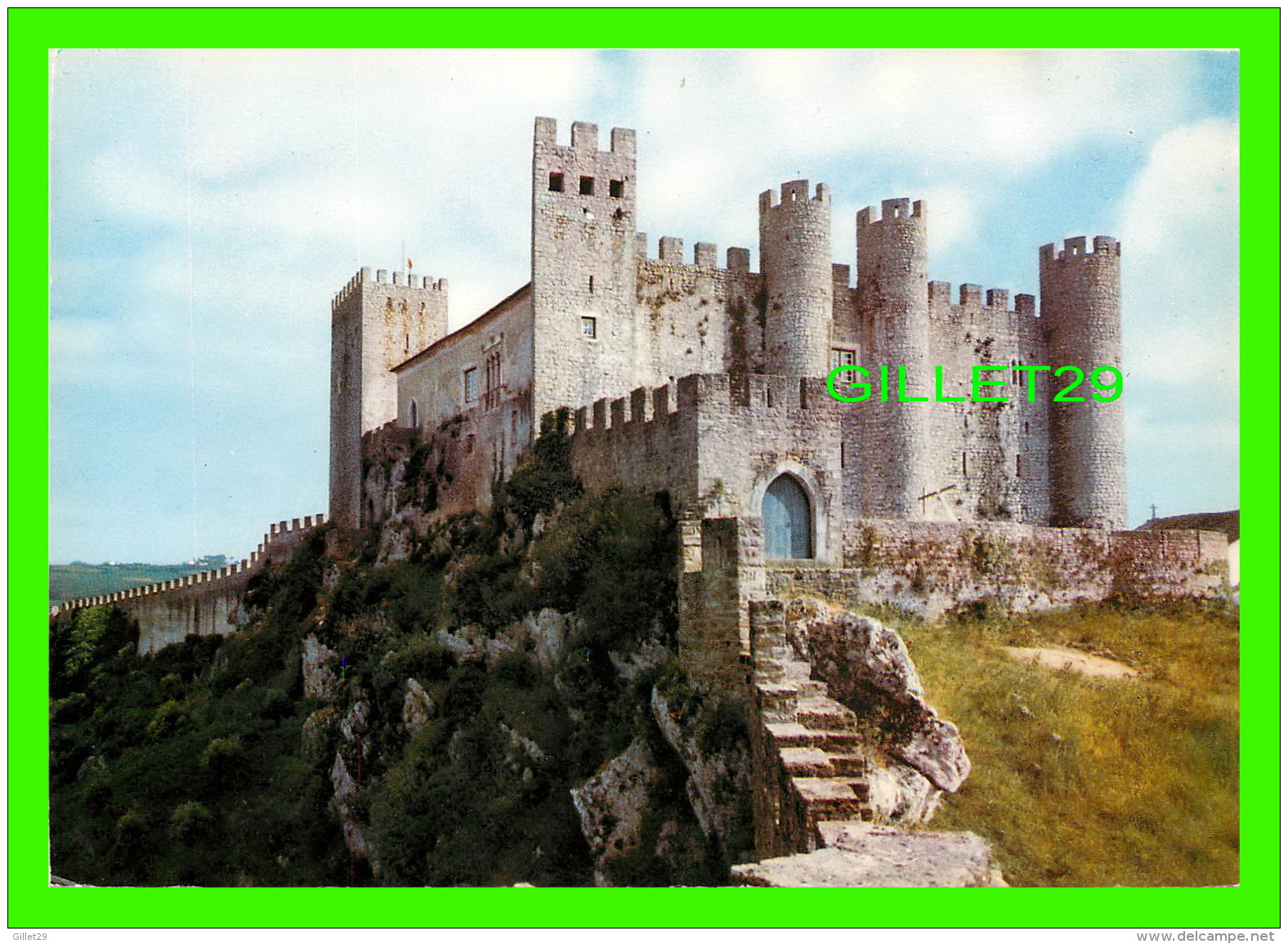 OBIDOS, PORTUGAL -O CASTELO E MURALHAS - LE CHATEAU ET LA MURAILLE - LOTY - - Leiria