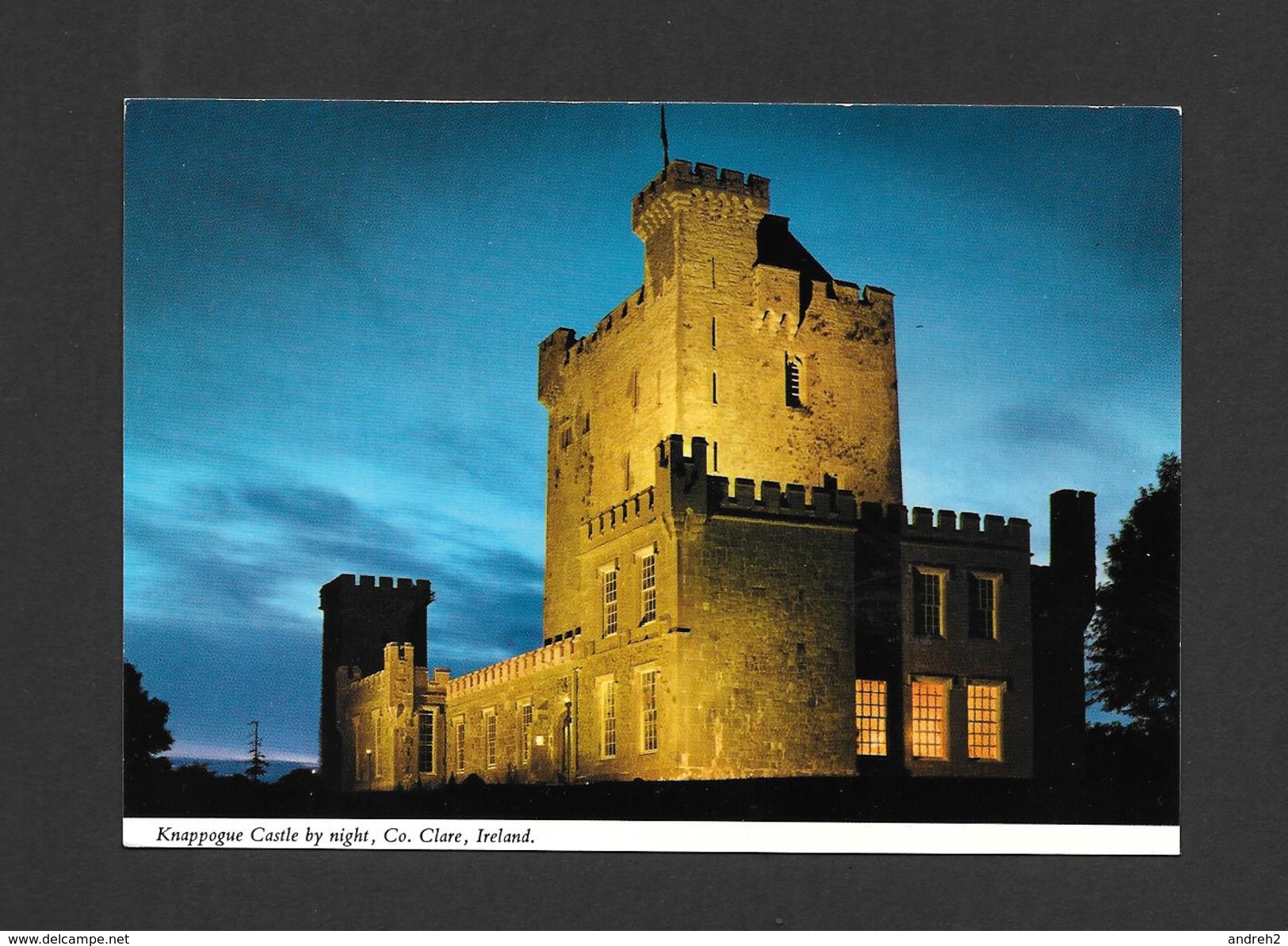 CLARE - IRLANDE - IRELAND - KNAPPOGUE CASTLE BY NIGHT CO. CLARE - PHOTO BY JOHN HINDE STUDIO - Clare