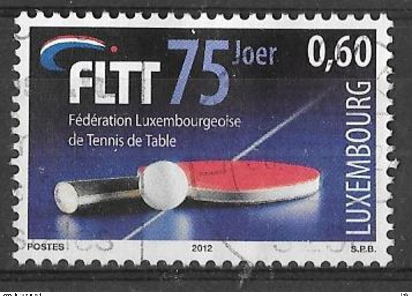 Année 2012 (o) - Tennis De Table - Used Stamps