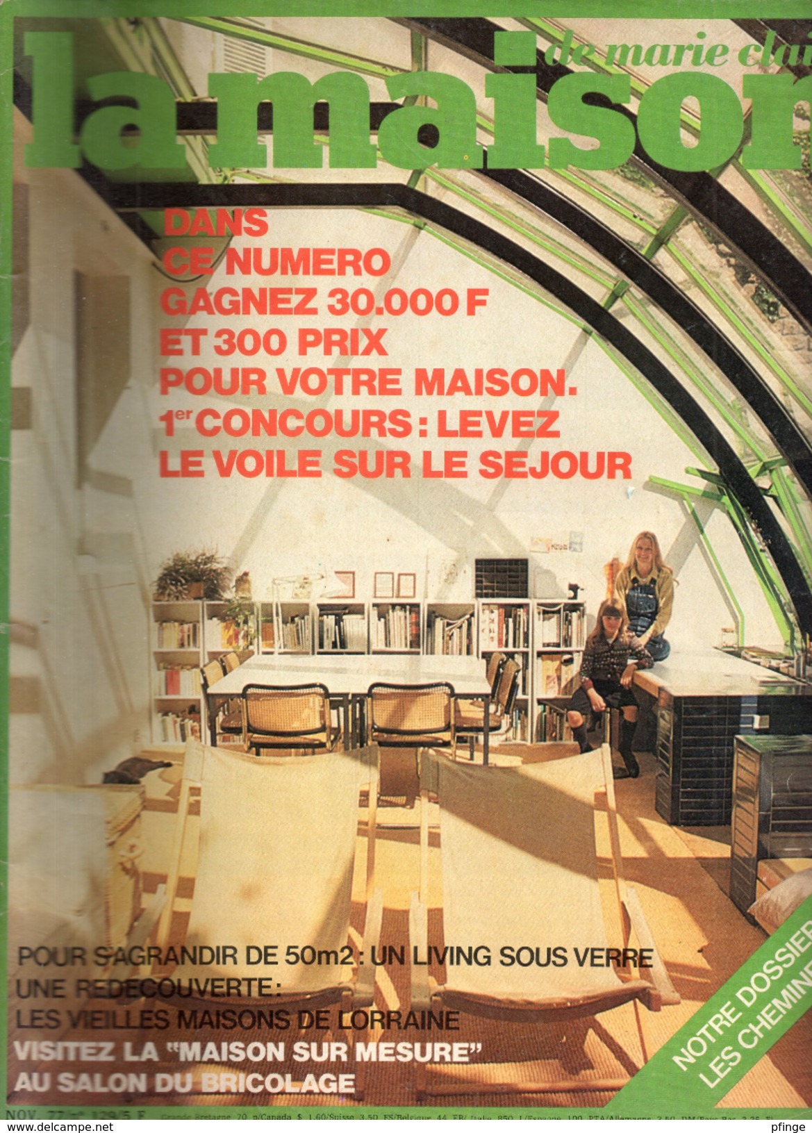 La Maison De Marie-Claire N°129, Novembre 1977 - Maison & Décoration