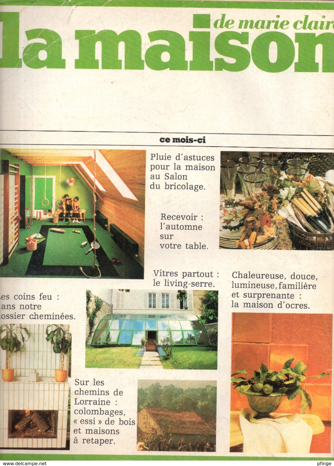 La Maison De Marie-Claire N°129, Novembre 1977 - Huis & Decoratie