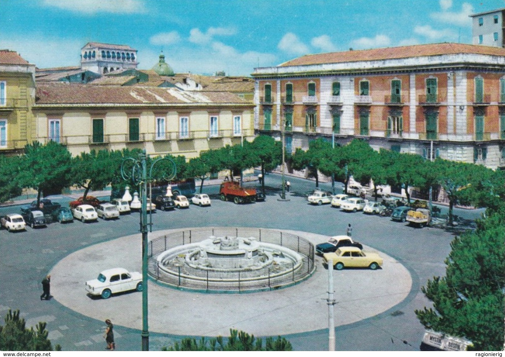 CASERTA - Aversa - Piazza Vittorio Emanuele - 1968 - Aversa