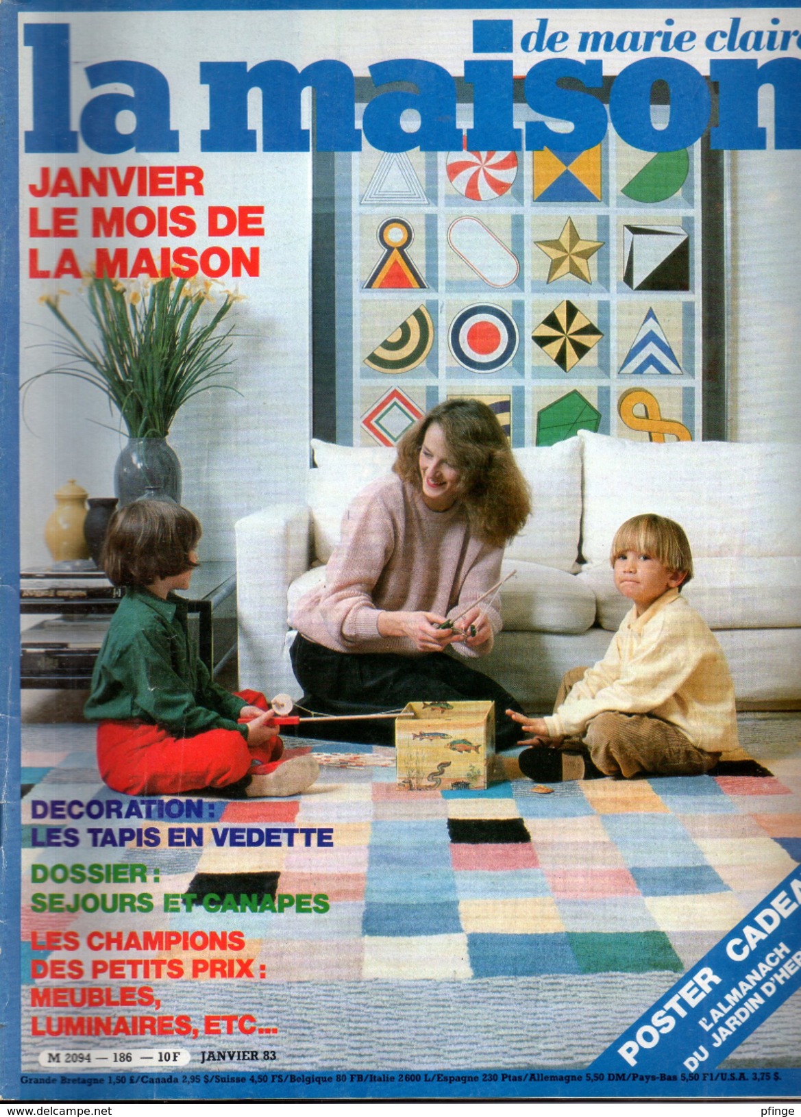 La Maison De Marie-Claire N°186, Janvier 1983 - Maison & Décoration