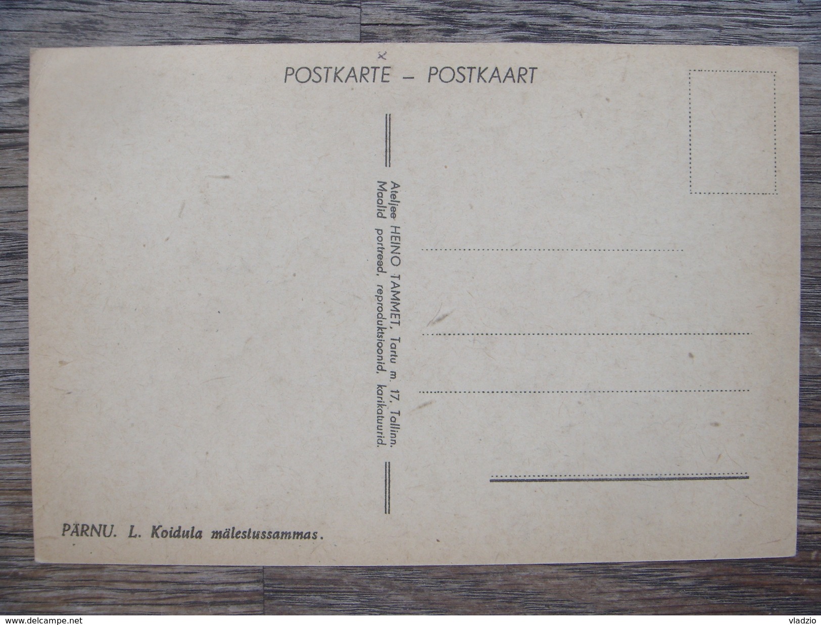 116S.  Parnu. L. Koidula Malestussammas.  Tallinn. Estonia. - Estonie