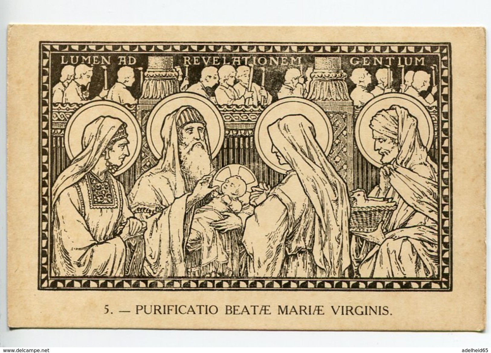 Zuivering Maria, Purification Marie Mary , Gravure, Etching, De Cramer - Saints