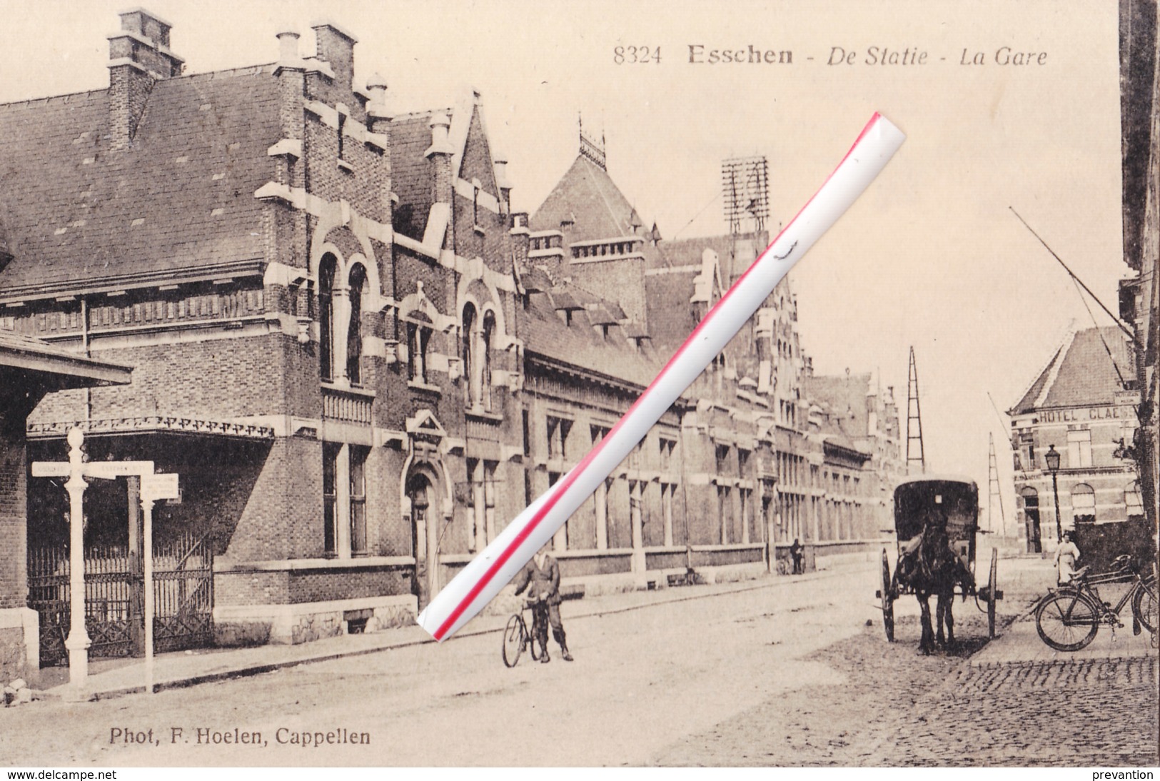 ESSCHEN - De Statie - La Gare - Belle Carte  (Voir Scans) - Autres & Non Classés