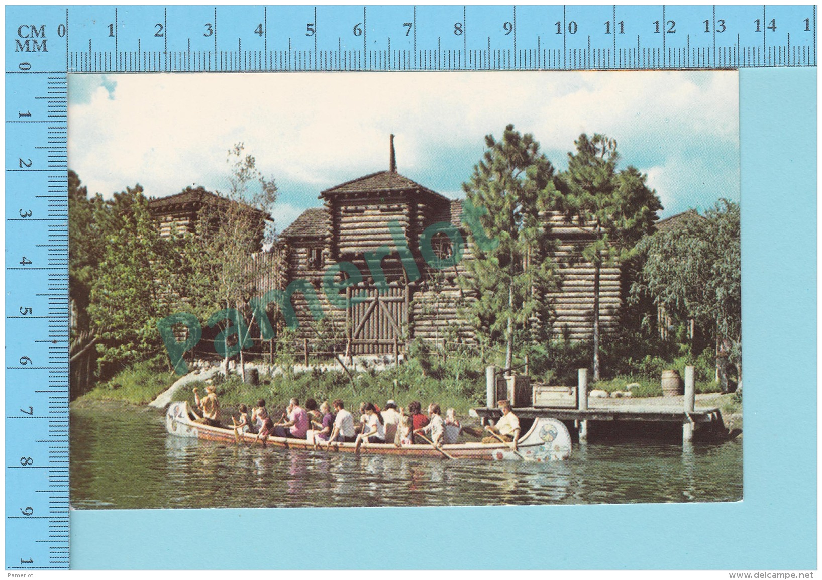 Disneyworld - Frontierland Canoes - 2 Scans - Disneyworld