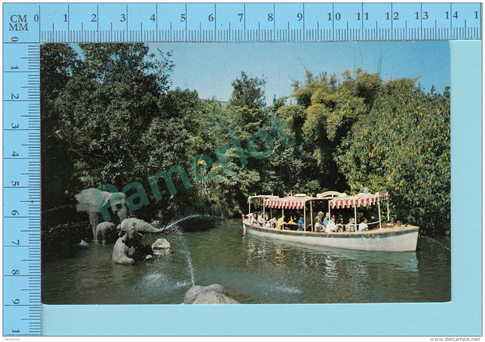 Disneyland - Elephant Batting Pool - 2 Scans - Disneyland