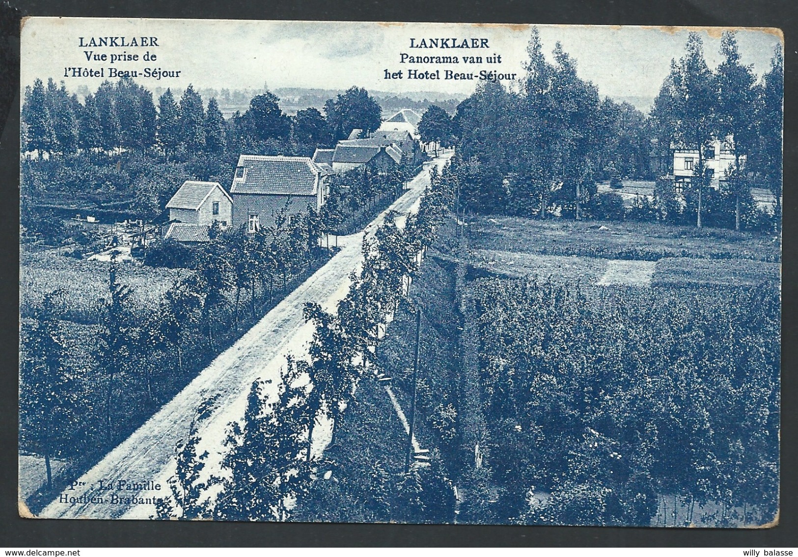 +++ CPA - LANKLAAR -  LANKLAER  - Vue Prise De L'Hôtel Beau Séjour   // - Dilsen-Stokkem