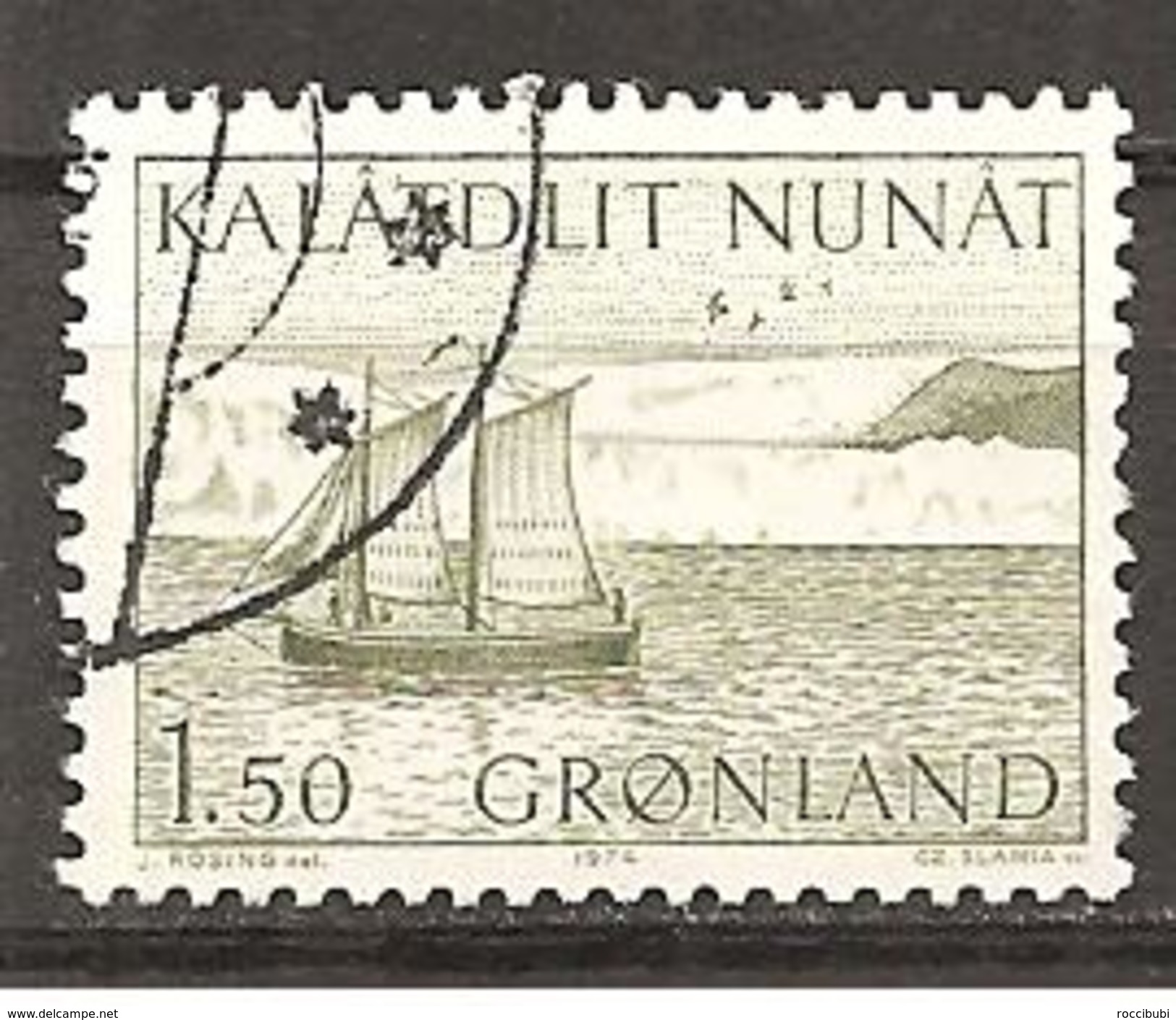 Grönland 1974 // Michel 87 O - Usados