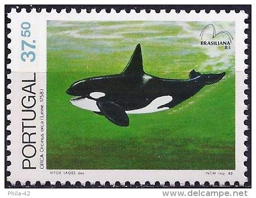 Portugal 1983 - Killer Whale ( Mi 1606 - YT 1585 ) MNH** - Nuovi