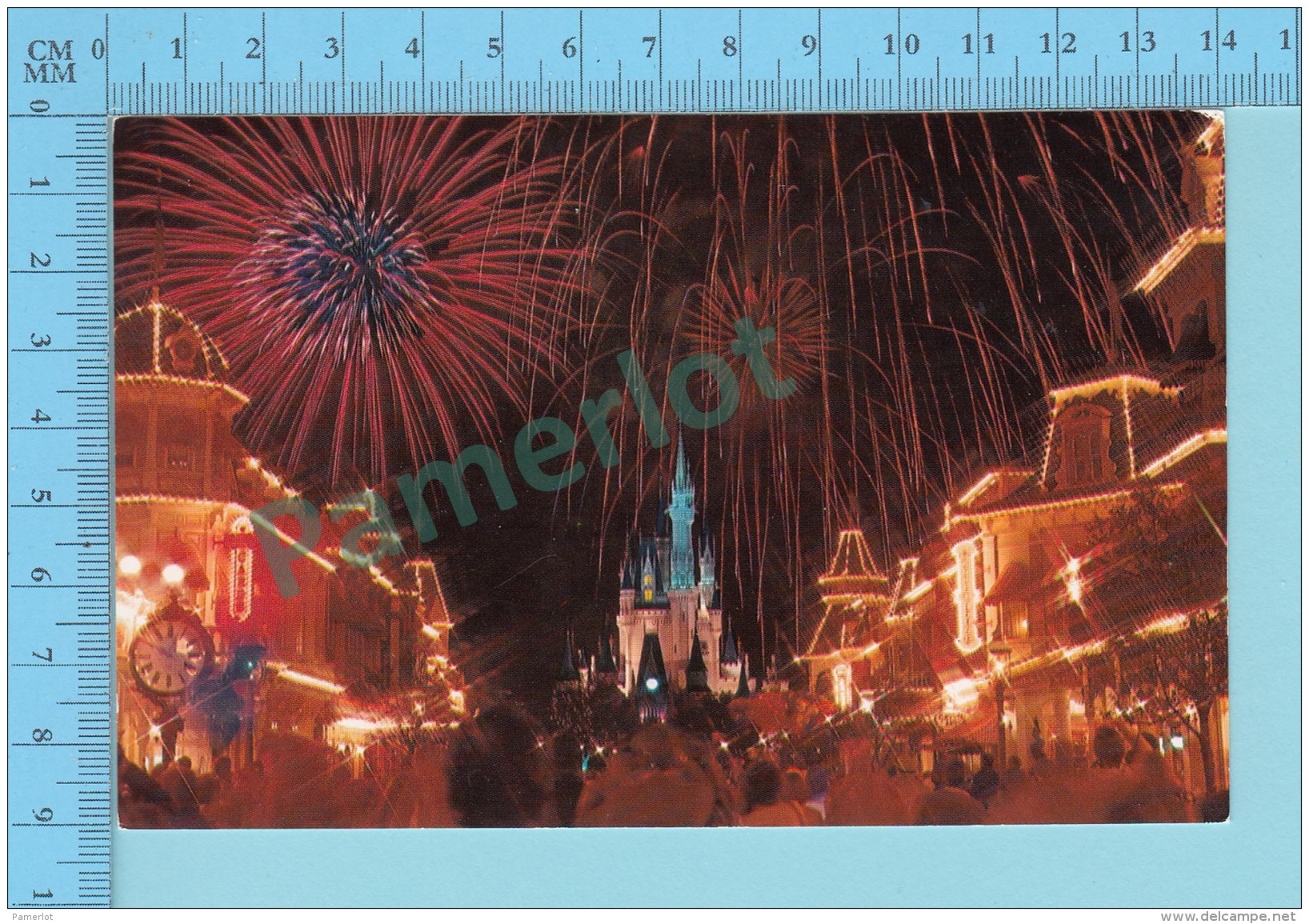 Disneyworld -  Fantasy In The Sky " Fireworks" - 2 Scans - Disneyworld