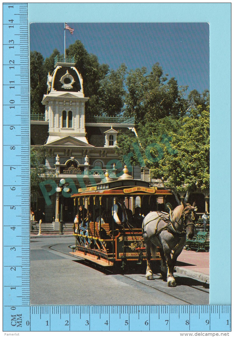 Disneyland - Journey Through The Good Days, Streetcar - 2 Scans - Disneyland