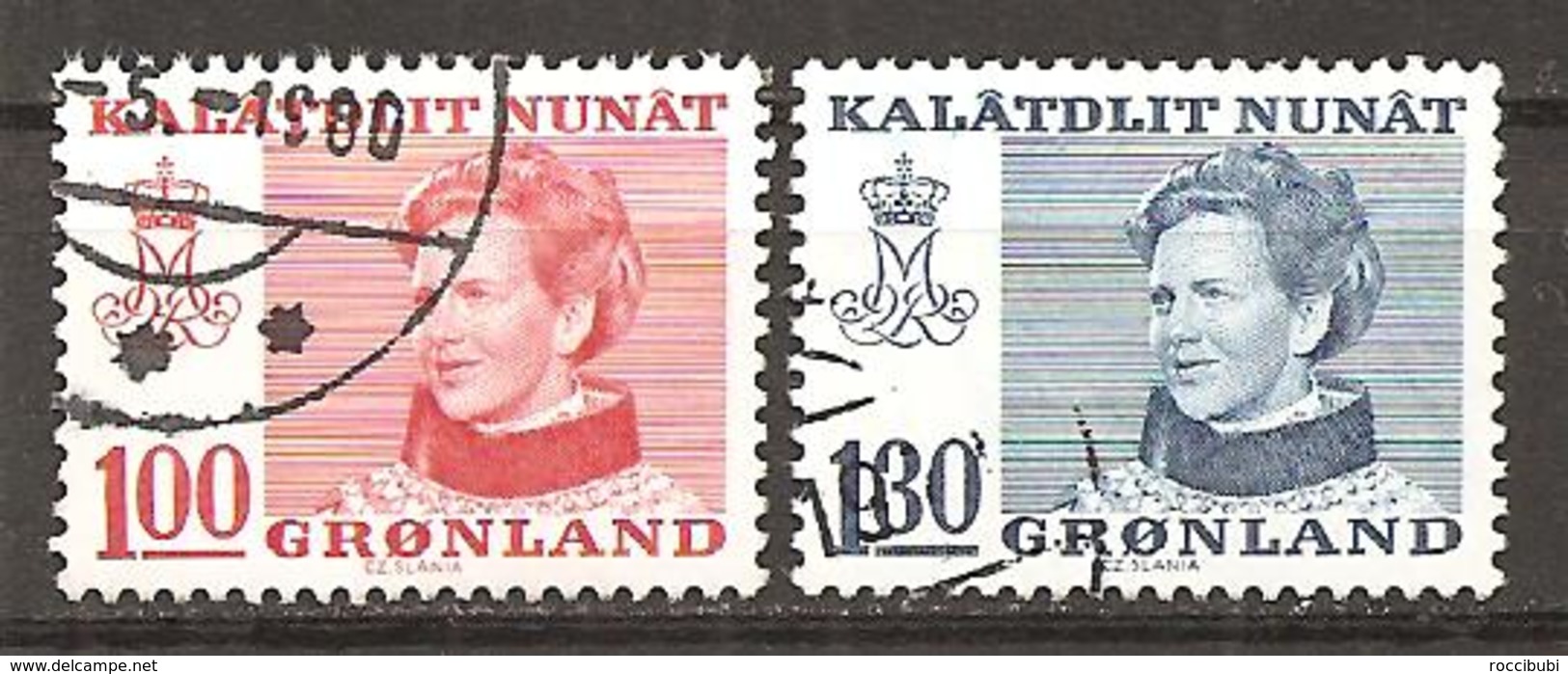 Grönland 1977 // Michel 101/102 O - Usati