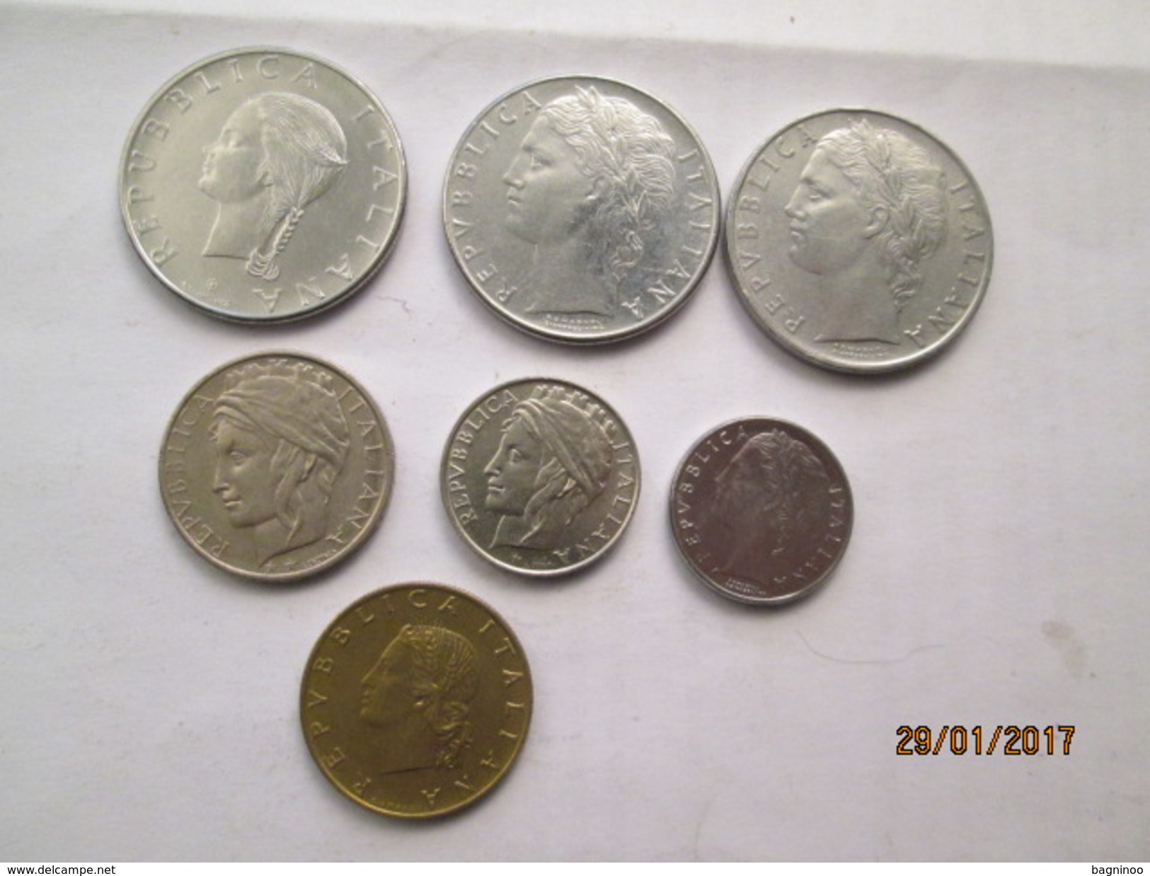 ITALY 7 Coins # L1 - Other & Unclassified