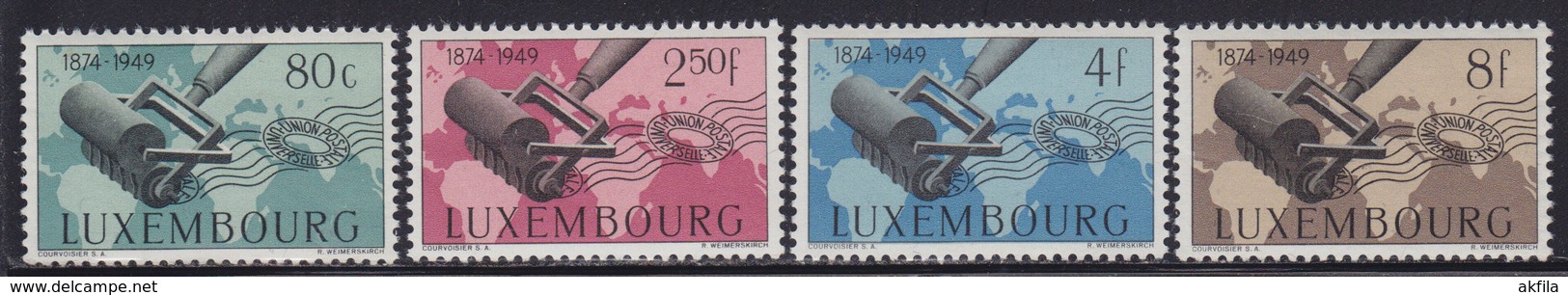 Luxembourg 1949 - 75th Anniversary Of Universal Postal Union (UPU), MNH (**) Michel 460-463 - Neufs