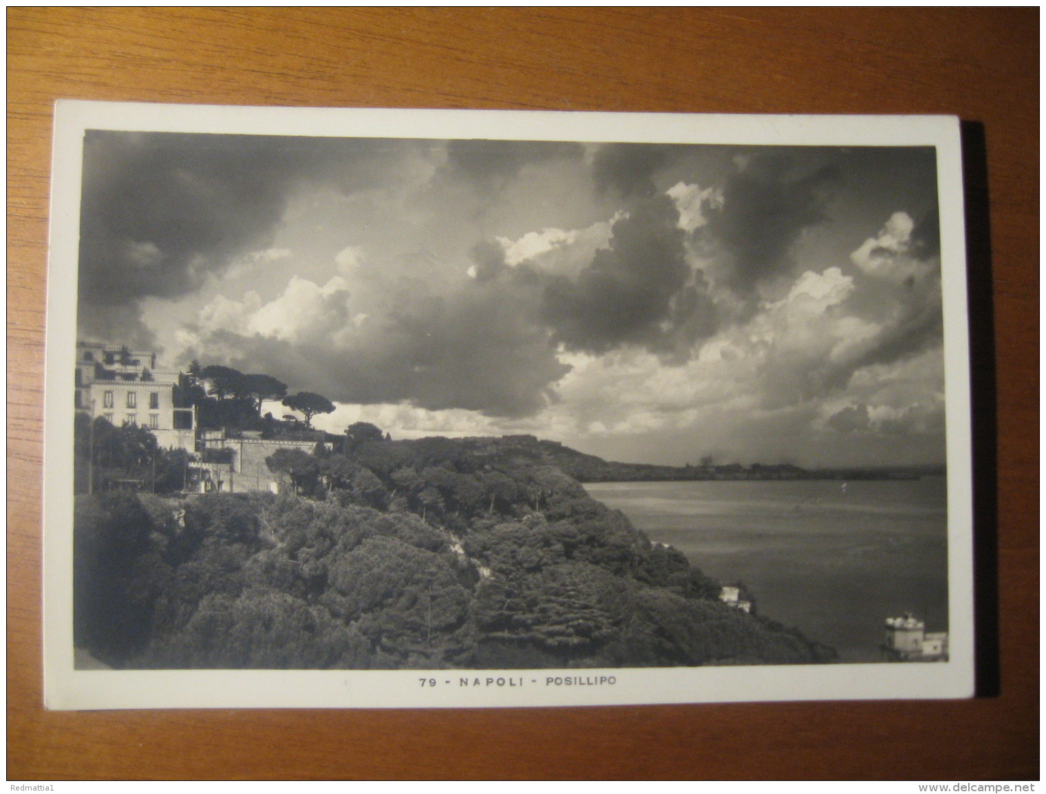 CARTOLINA FORMATO PICCOLO VERA FOTOGRAFIA N°  79 -NAPOLI POSILLIPO - Napoli