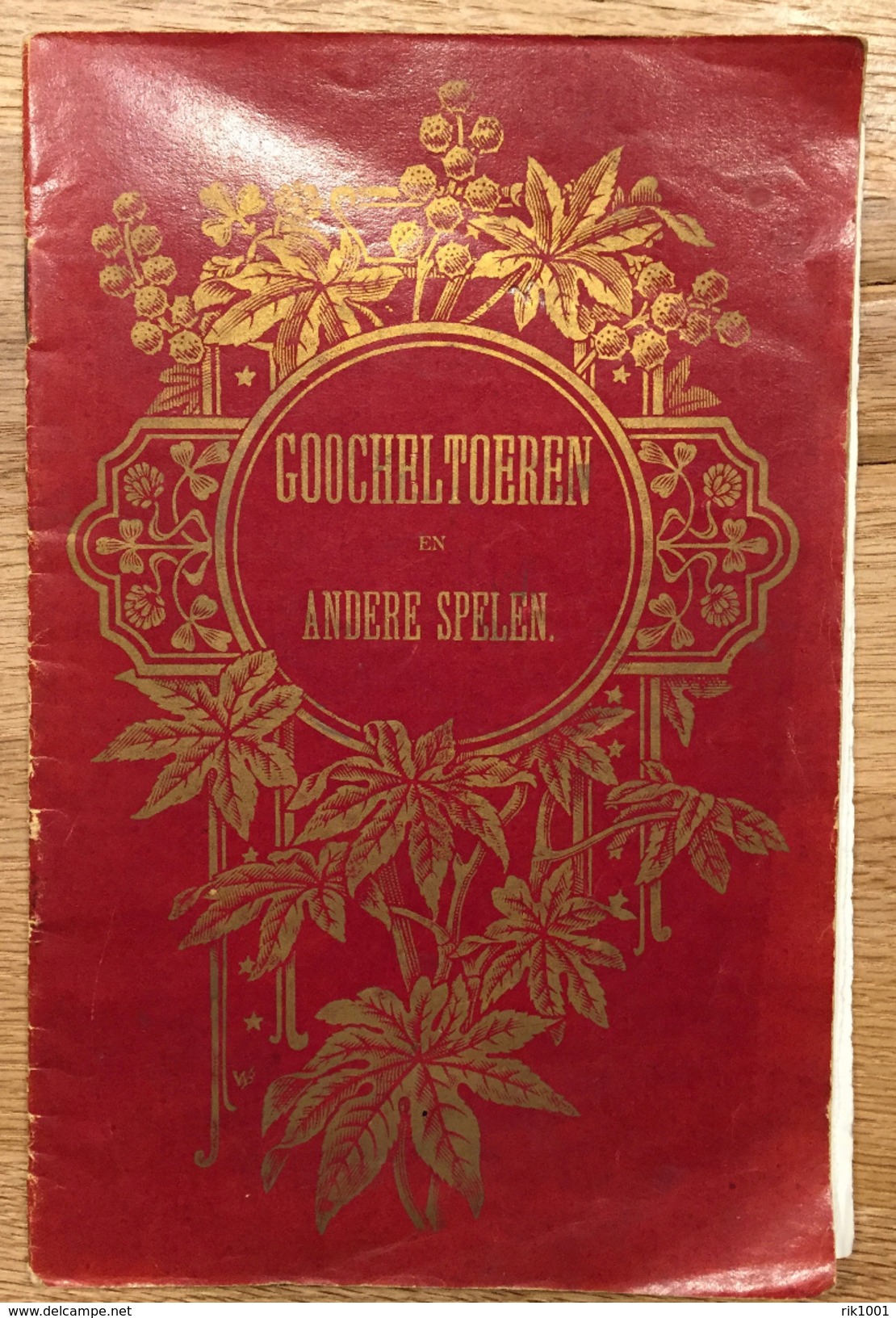 Goocheltoeren En Andere Spelen, Nr 1, 3de Uitgave, Jan Saks, AJ Witteryck, Bij Den Schrijver, Steenbrugge 1930, A5, 32bl - Praktisch