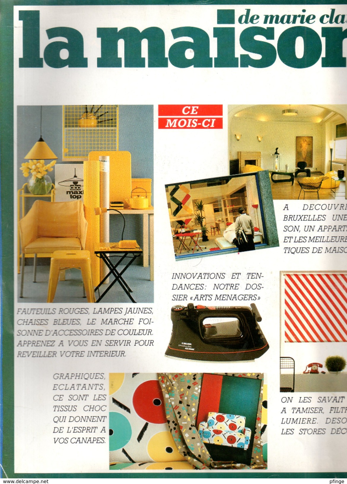 La Maison De Marie-Claire N°177, Mars 1982 - Home Decoration