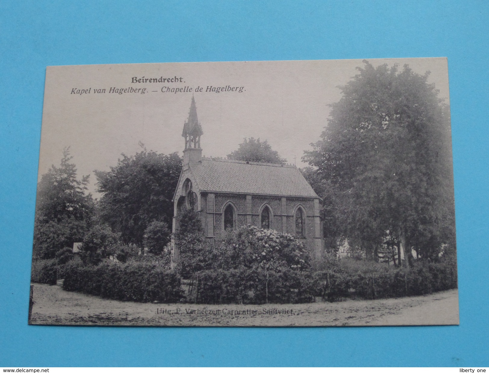 BEIRENDRECHT (Berendrecht) Kapel Van Hagelberg - Chapelle ( F. Verheezen-Carpentier ) Anno 19?? ( Zie Foto Details ) !! - Andere & Zonder Classificatie