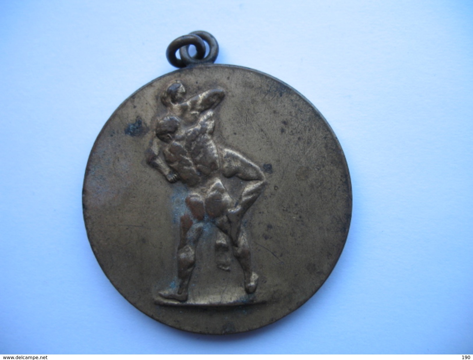 Championship Medal YUGOSLAVIA-wrestling.PRVENSTVO JUGOSLAVIJE-MEDALJA-1938 - Otros & Sin Clasificación