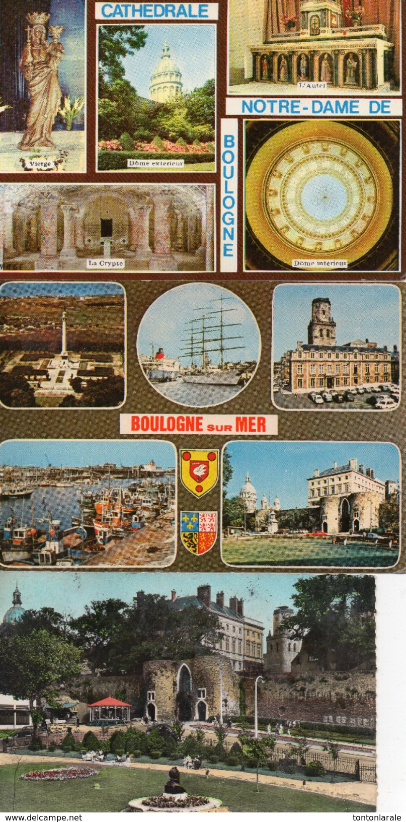 CP - BOULOGNE SUR MER - LOT DE 3 CARTES - Boulogne Sur Mer