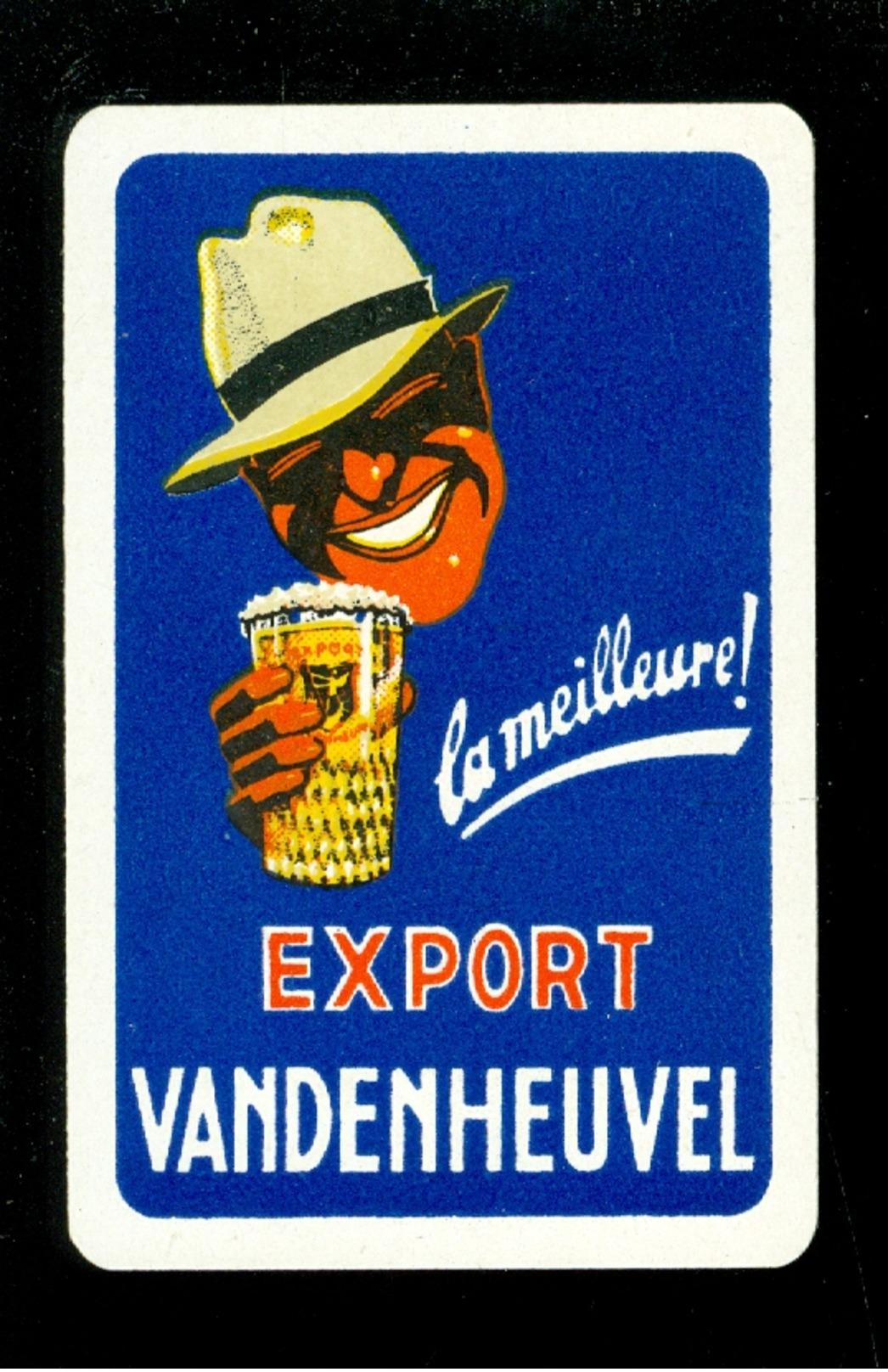 Speelkaart ( 0117 ) 1 Losse Kaart - Publicité  Reclame Bier Bière Brasserie Brouwerij -  Vandenheuvel - Barajas De Naipe