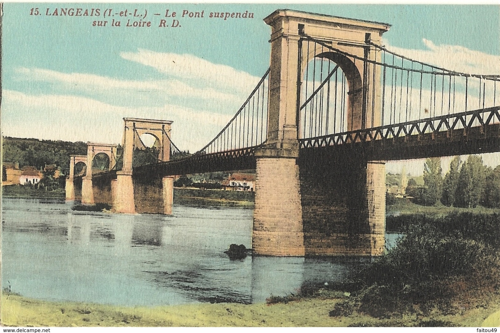 LANGEAIS  -  Le   Pont Suspendu     86 - Langeais