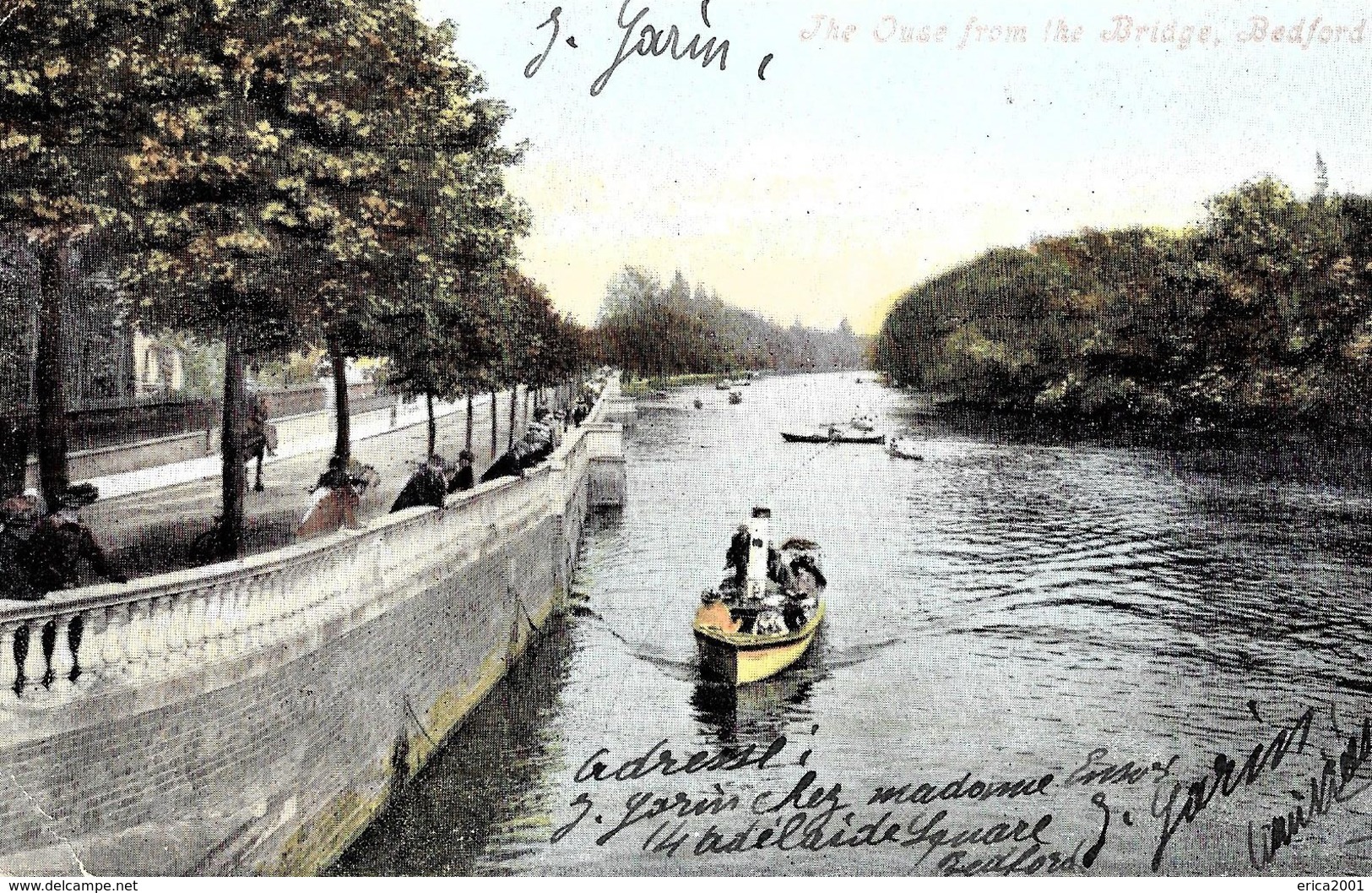 Bedford. The Ouse From The Bridge. - Bedford