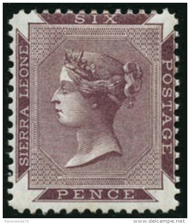 N&deg;3 6p Violet - TB - Sierra Leone (...-1960)