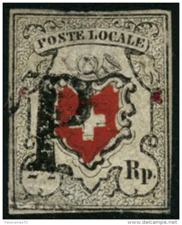 N&deg;16 2 1/2 R Noir Et Rouge, Papier L&eacute;g&egrave;rement Pelur&eacute; - B - Sonstige & Ohne Zuordnung